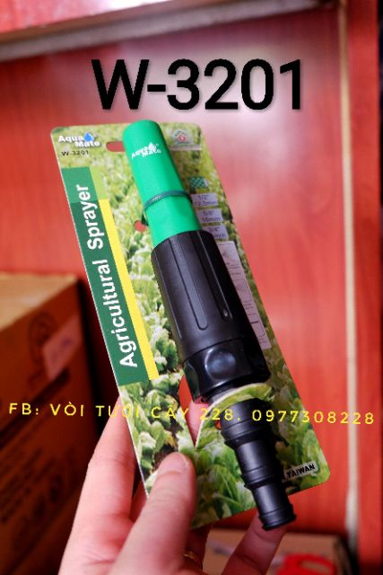 Đầu Vòi Phun Nước Xịt Rửa Xe, Tưới Cây, Tưới Rau, Tưới Hoa Aqua Mate