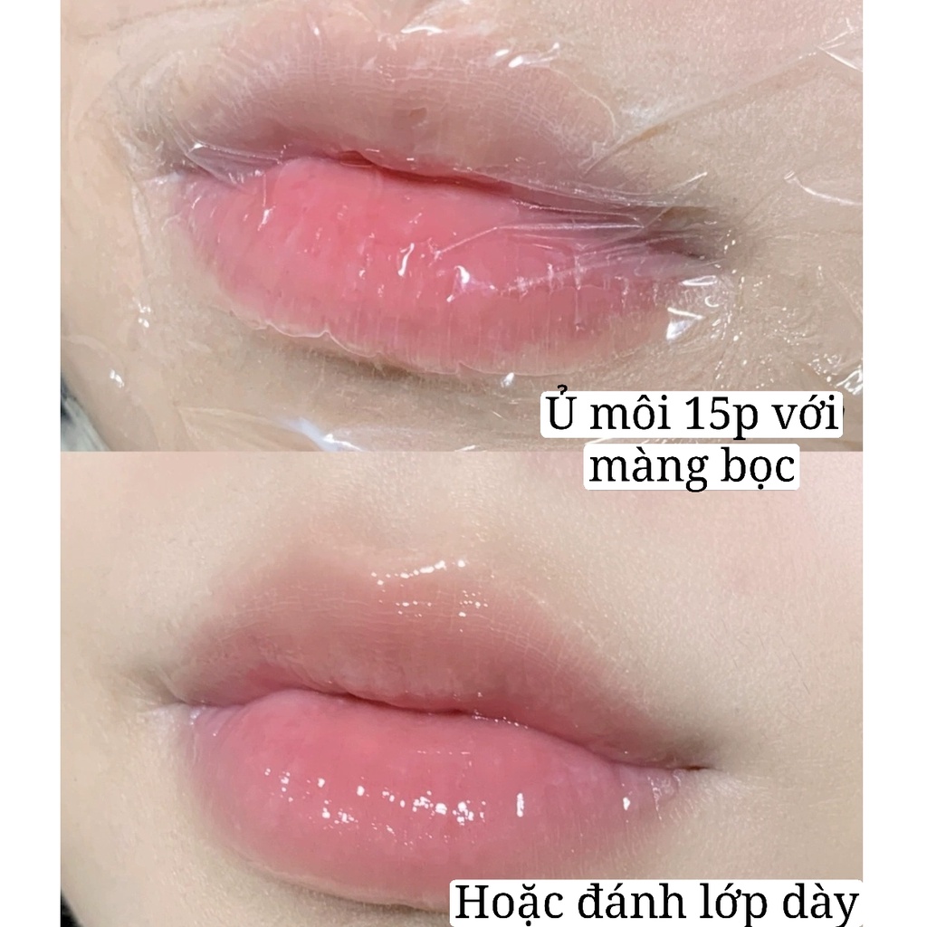 Set 3 son dưỡng CAPPUVINI gel dưỡng ẩm làm dịu mềm môi Soothing And Tender Lip Moisturizing Gel CAPU12