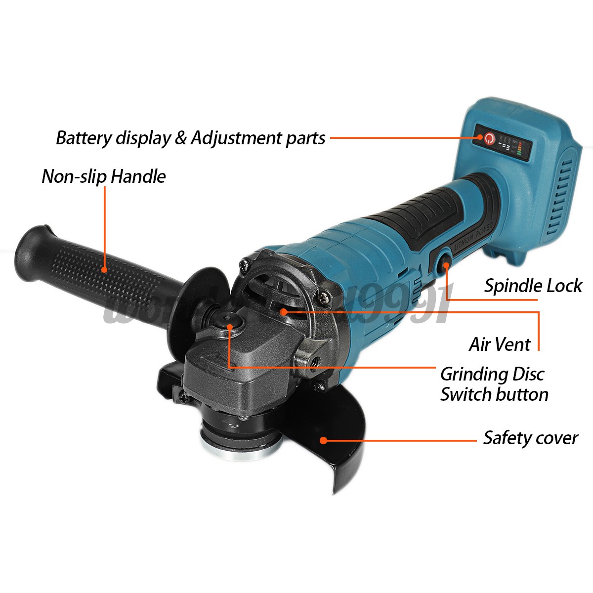 MAKITA Máy Đánh Bóng Cầm Tay 800w 18v 125mm Không Chổi Than