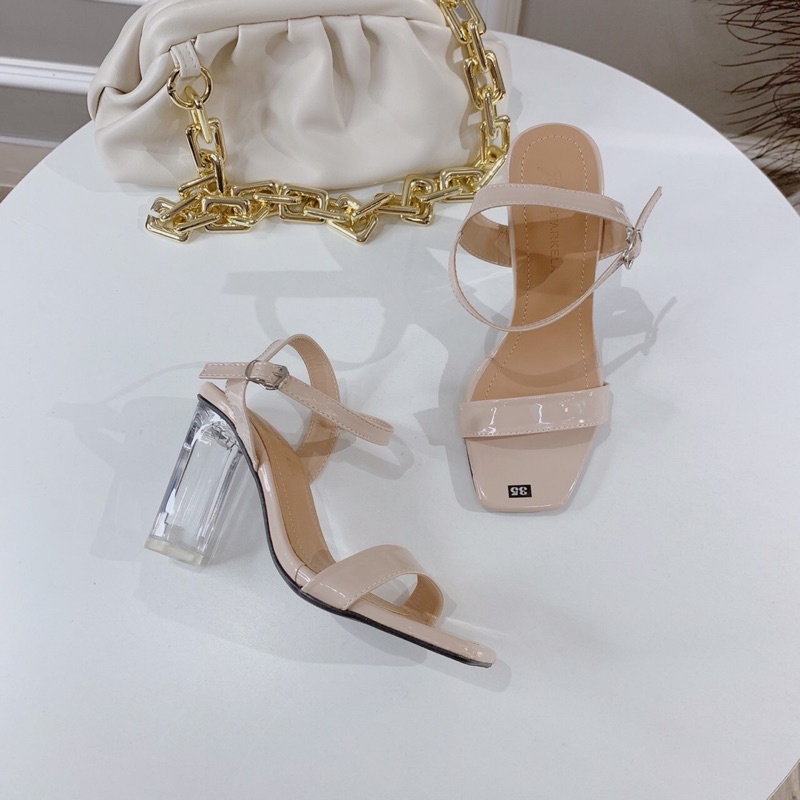 HÀNG CÓ SẴN , SANDAL GUỐC MIKA QUAI NGANG 9cm