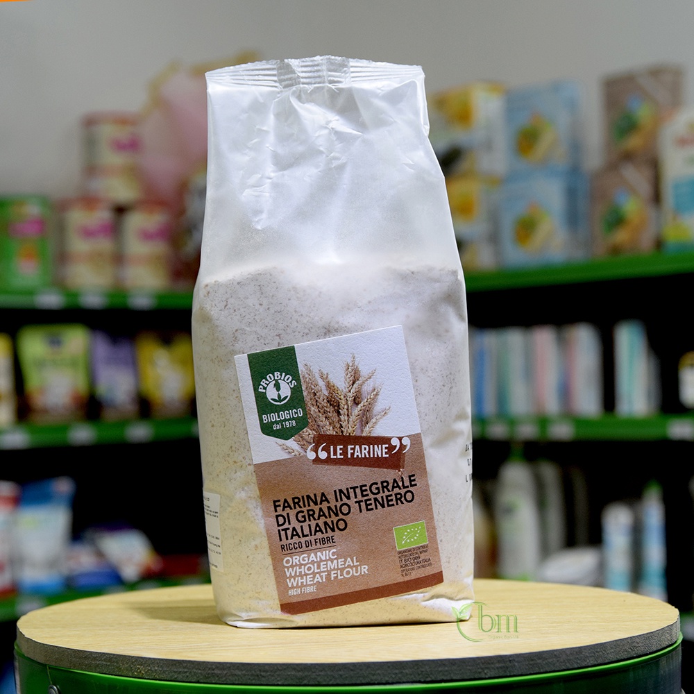Bột Đa Dụng / Bột Mì Hữu Cơ Nguyên Cám 1 kg Pro Bio