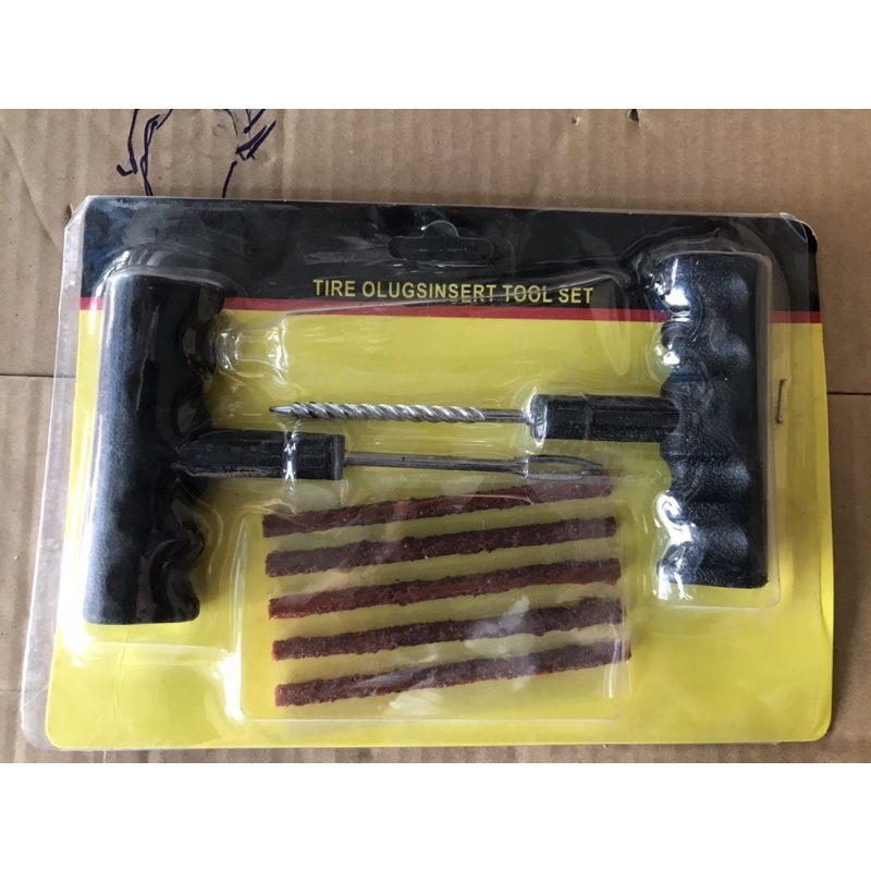 Bộ vá dùi lốp không săm xe máy,ô tô