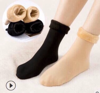 Loại đẹp * 1 đôi tất nữ lót lông cực ấm giữ nhiệt