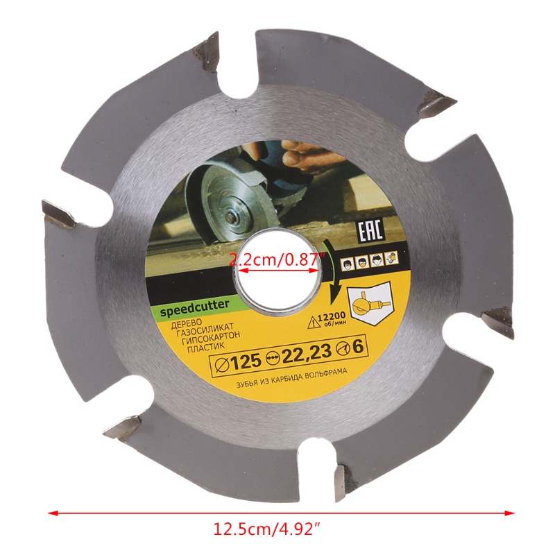 Đĩa Mài Khắc Hình Thiên Thần 6 Răng Bằng Hợp Kim Cứng Chuyên Dụng