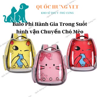 Balo Phi Hành Gia Trong Suốt hình vận Chuyển Chó Mèo - QUỐC HƯNG VIỆT
