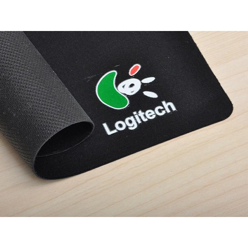 Bàn di chuột❤️FREESHIP❤️ Miếng lót chuột Logitech Hình Chũ Nhật Màu Đen - tấm lót chuột cao cấp Logitech