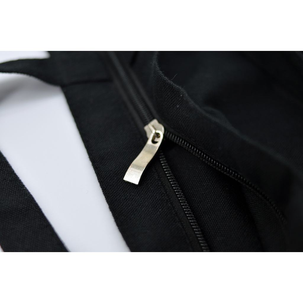 Danh Sách playlist Túi tote canvas Tổng Hợp In Hình pic Có Dây Kéo Cho Học Sinh