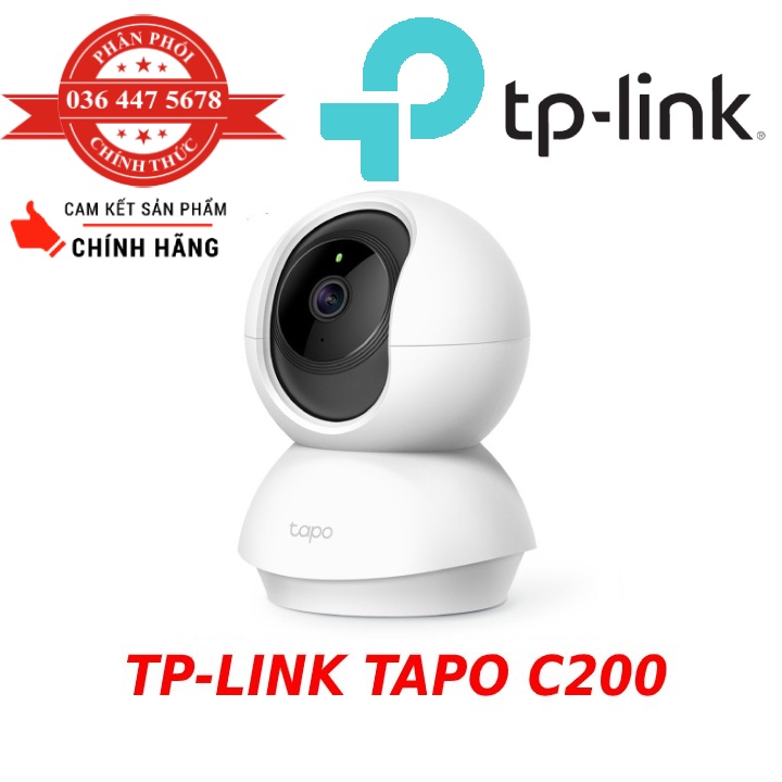 Camera Wi-Fi Tplink Tapo C200 An Ninh Gia Đình - Hàng Chính Hãng