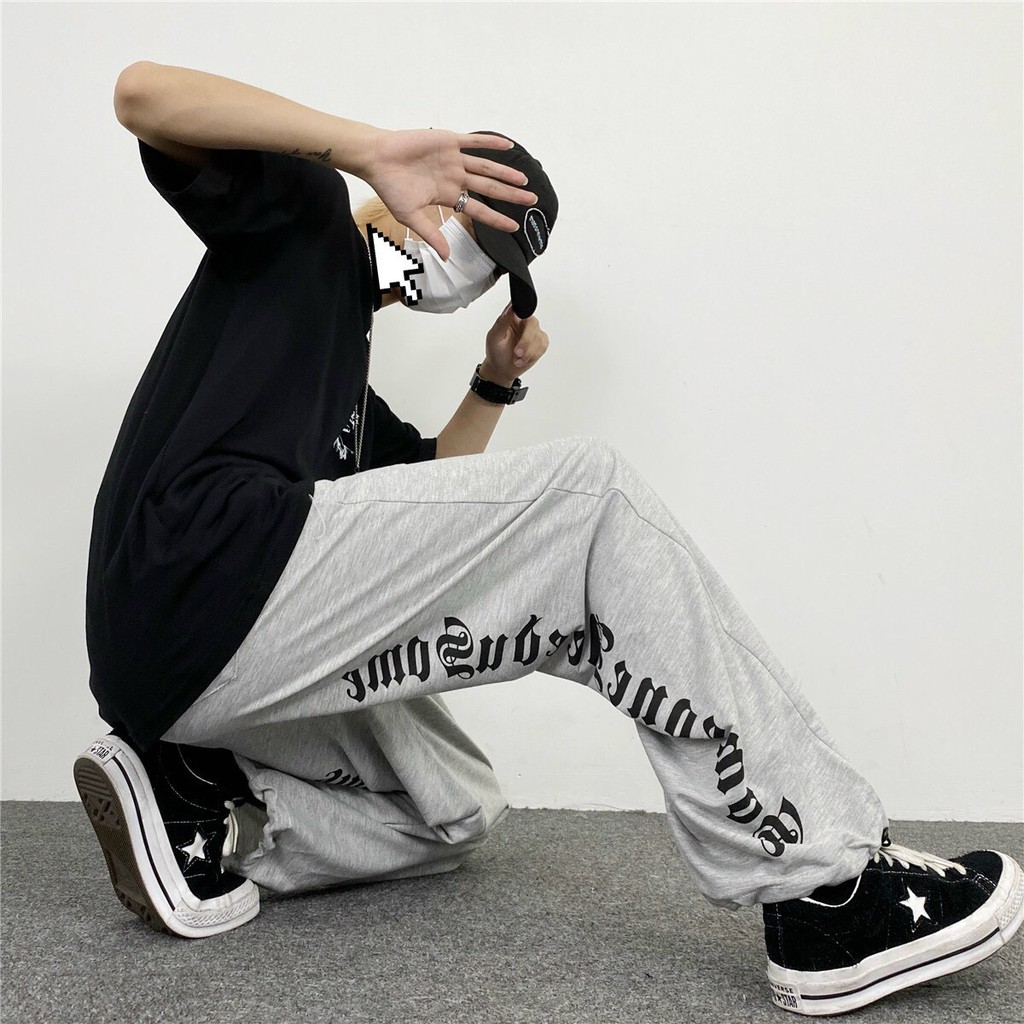 Quần Jogger Chữ Sau Quần Ống Rộng Bo Gấu Siêu Hack Chân Nam Nữ Form Rộng Unisex Chất Nỉ Dày Dặn