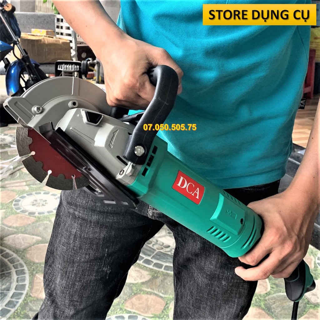 1500W Máy cắt rãnh tường chuyên nghiệp 135mm DCA AZR135 | Tặng Kèm 1 lưỡi cao cấp 133mm Z1R-FF-135