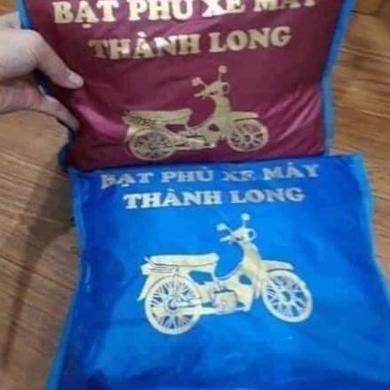 Bạt Che, Phủ, Trùm tất cả các loại xe máy siêu đẹp - hai mặt, các màu: xanh ghi, đỏ ghi, nâu ghi