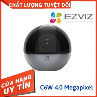 Camera wifi ezviz c6w 4mp 2k, quan sát 360°, âm thanh 2 chiều, báo động nhận diện người ai - hàng chính hãng