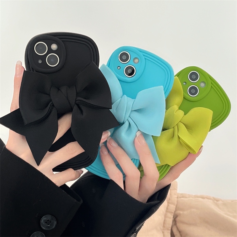 Ốp Điện Thoại Silicon Mềm Chống Rơi Họa Tiết Thắt Nơ Cho OPPO Reno 8 7 5 4 SE 3 Pro Plus