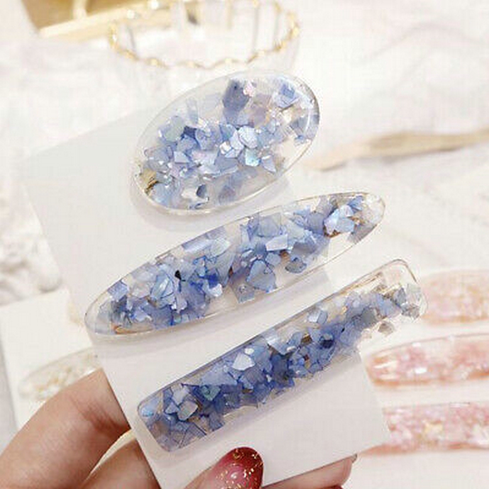 Kẹp tóc chất liệu Acrylic kiểu dáng vintage thời trang nữ