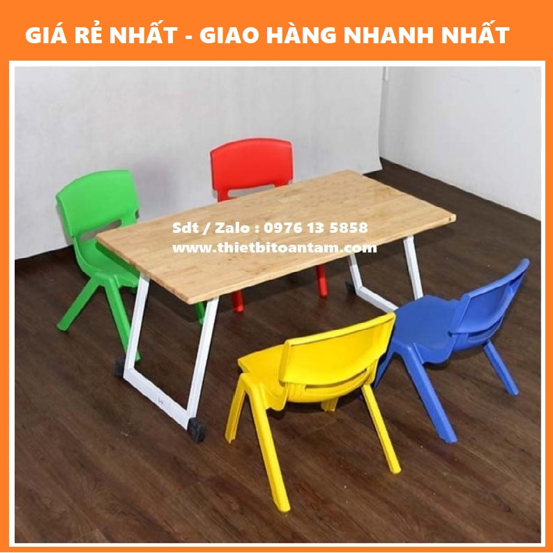 Bàn học, Bàn học cho bé, Bàn học thông minh bằng gỗ  cao cấP