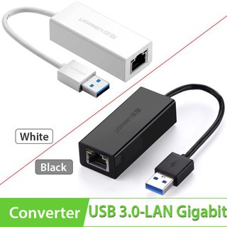 Mua Cáp chuyển USB 3.0 to Lan hỗ trợ 10/100/1000 Mbps Chính Hảng Ugreen 20255 20256 CR111