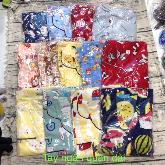 Bộ kate thái quần lửng và dài 45_75kg