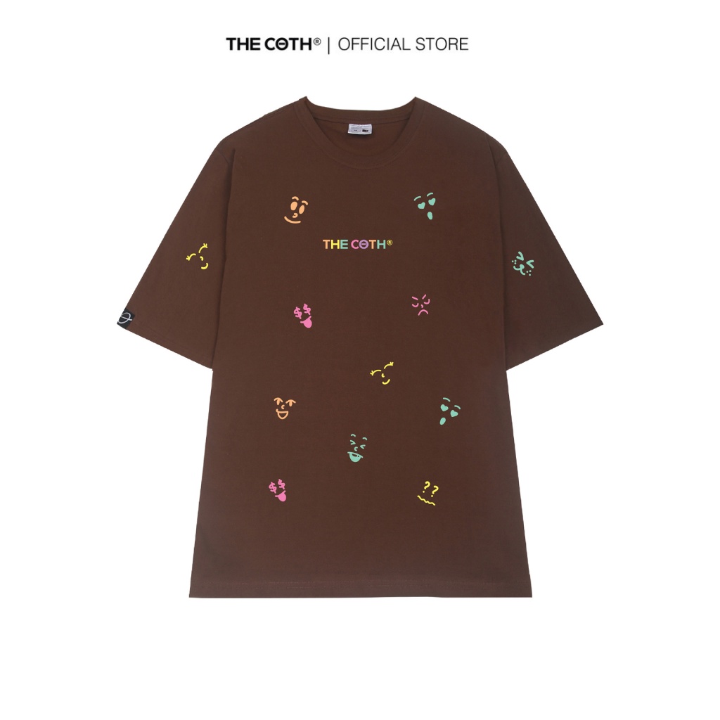 Áo thun unisexEmoji Tee 2.0, phong cách cực ngầu cho cả nam và nữ, chất liệu mát mẻ Thương Hiệu The Coth AT2U0811