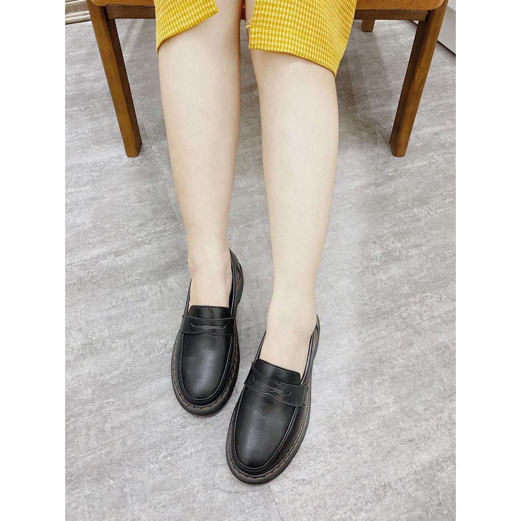 [Sha Mông] Giày Moca Da Bò Thật by Shamong, Phong Cách Vintage, Made In Vietnam, Bảo Hành 1 Năm | BigBuy360 - bigbuy360.vn