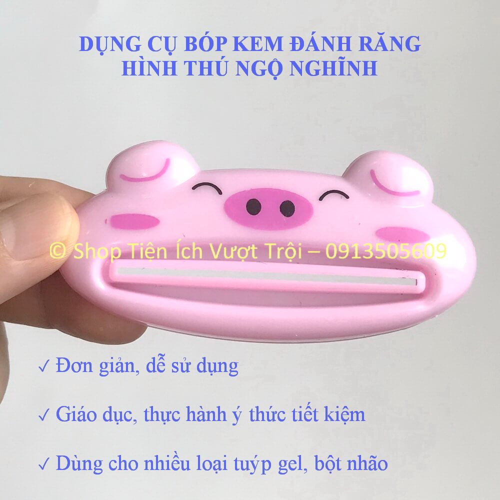 Dụng cụ đơn giản bóp, nặn kem đánh răng, tận dụng, tiết kiệm các loại kem đựng trong ống nhựa - Shop Tiện Ích Vượt Trội