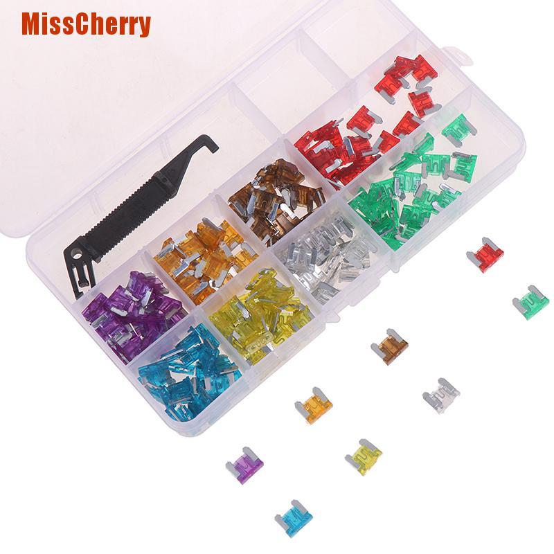 Set 100 Cầu Chì Mini 3A 5A 7.5A 10A 15A 20A 25A 30A Chuyên Dụng
