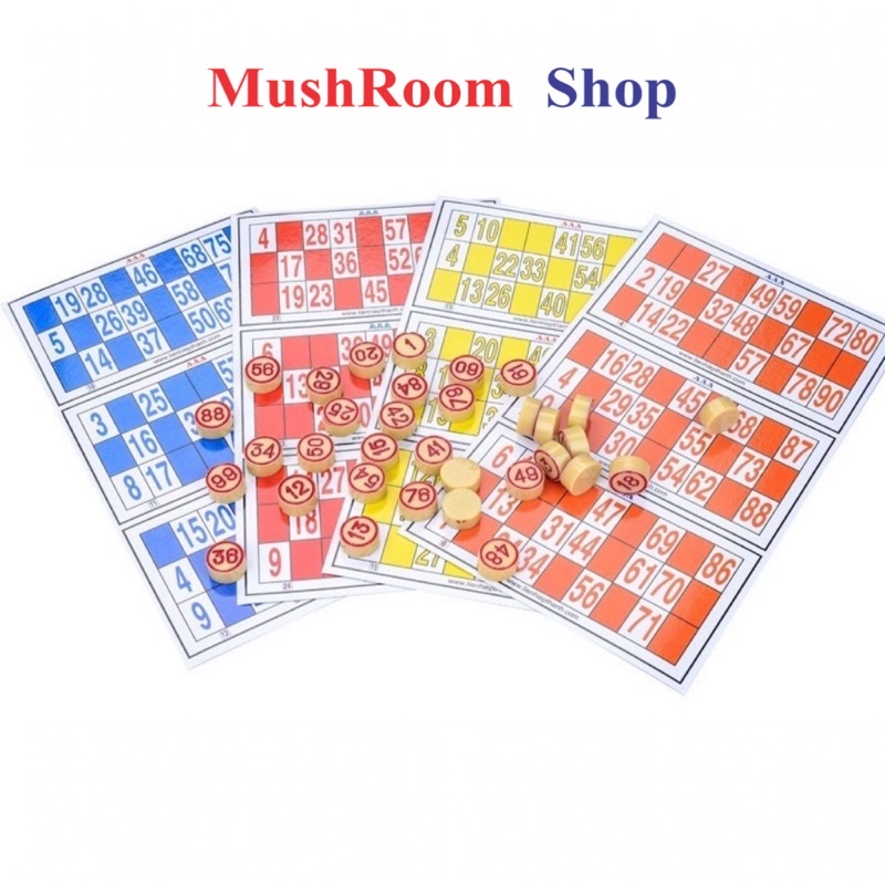 Bộ Trò Chơi Lô Tô Giấy (Bingo Lotto Việt Nam)