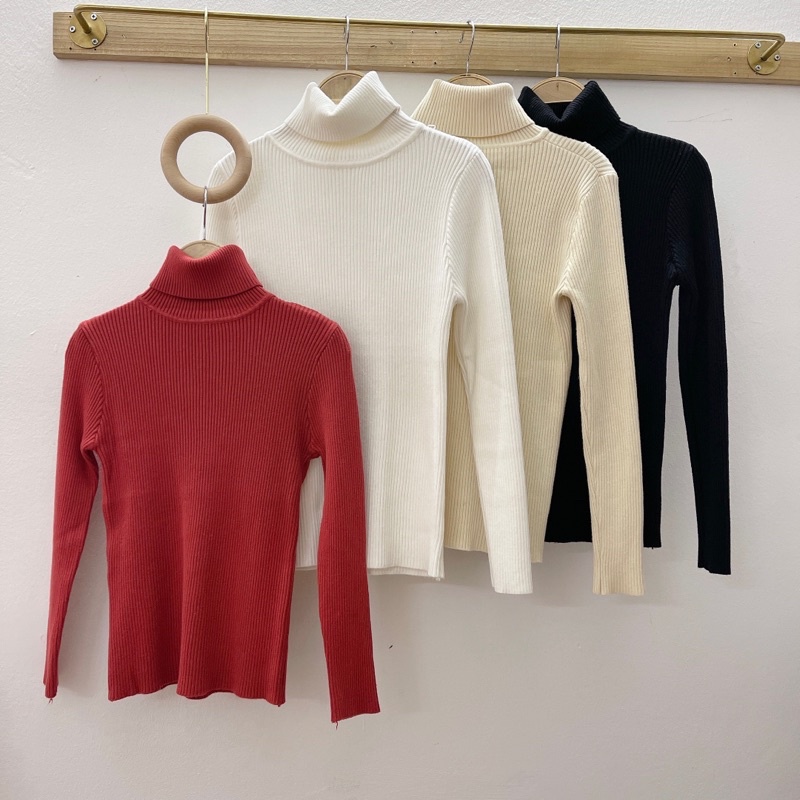 Áo len nữ cổ lọ  thời trang công sở 6SIX closet