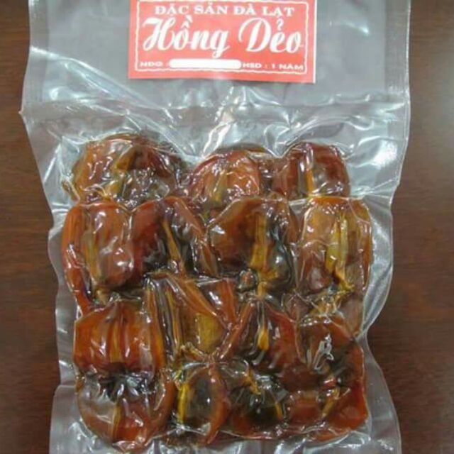 Hồng sấy dẻo chẻ 500g