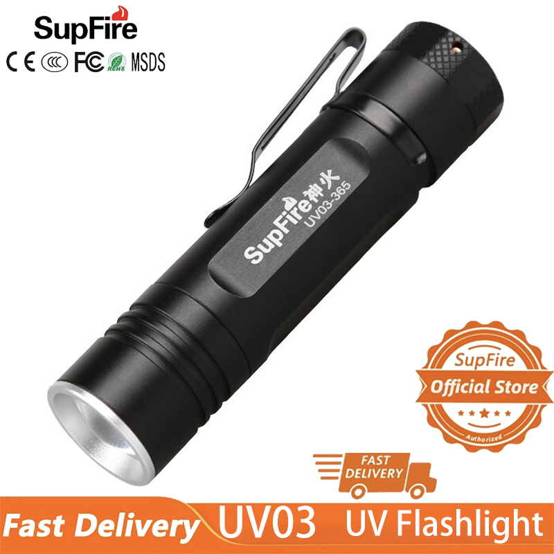 Đèn Pin Supfire UV03 UV04 Mini Xách Tay Chất Lượng Cao