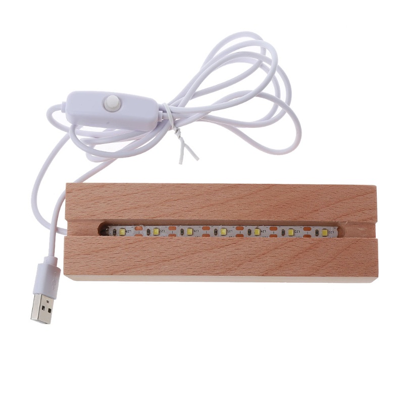 Đế Đèn LED Trắng Hình Chữ Nhật Dùng Trang Trí Nhà Cửa