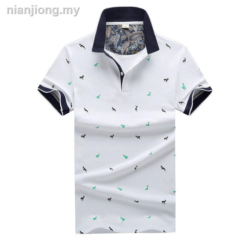 Áo Thun Polo Tay Ngắn Vải Cotton Màu Trơn Thời Trang Mùa Hè Cho Nam 8 Màu Lựa Chọn