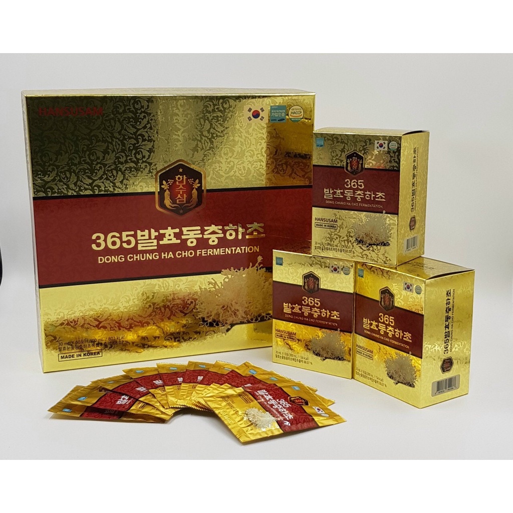 NƯỚC ĐÔNG TRÙNG HẠ THẢO LÊN MEN (30ml x 60 gói)