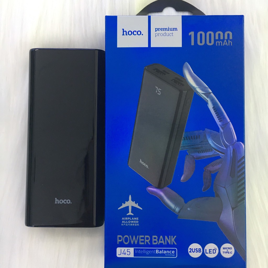 Sạc dự phòng Hoco J45 10.000mah ♥️Freeship♥️ Giảm 30k khi nhập MAYT30 - Pin sạc dự phòng Hoco