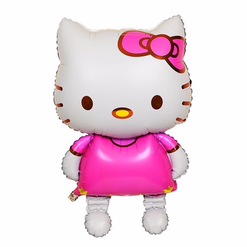 Bong Bóng Hình Hello Kitty Kích Thước Lớn 116 * 65cm Dùng Trang Trí Tiệc Cưới, Sinh Nhật