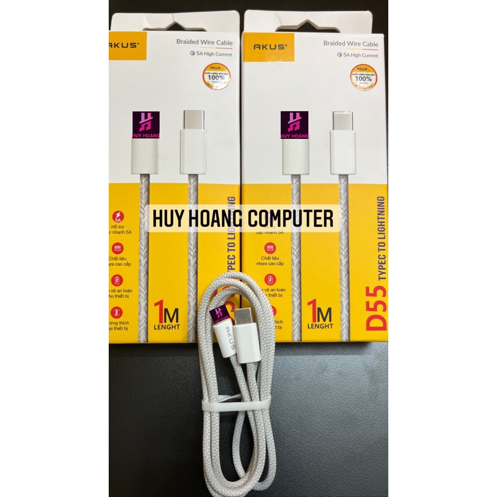 DÂY CÁP SẠC NHANH IP AKUS D55