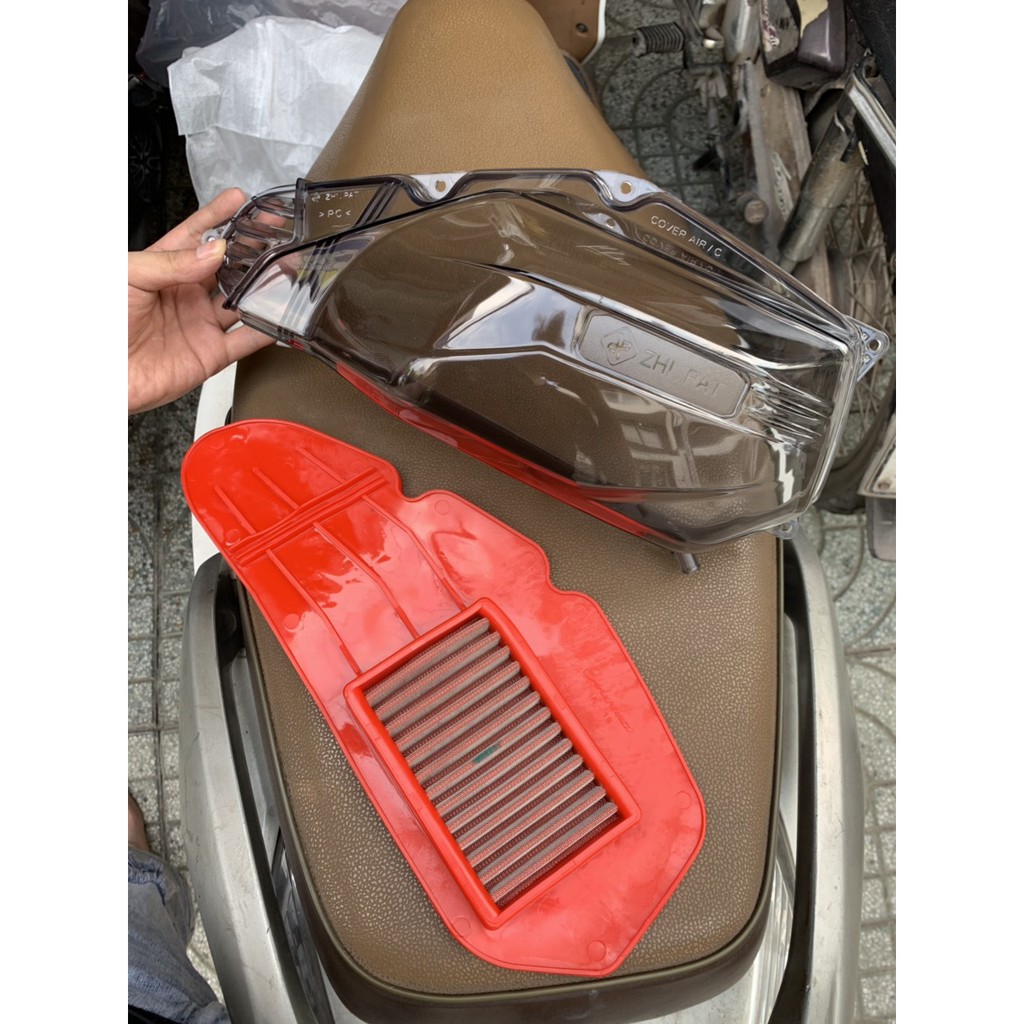 BỘ ỐP LỌC GIÓ ZHIPAT KÈM LỌC GIÓ ĐỘ CHO VARIO , SH MODE , AIR BLADE