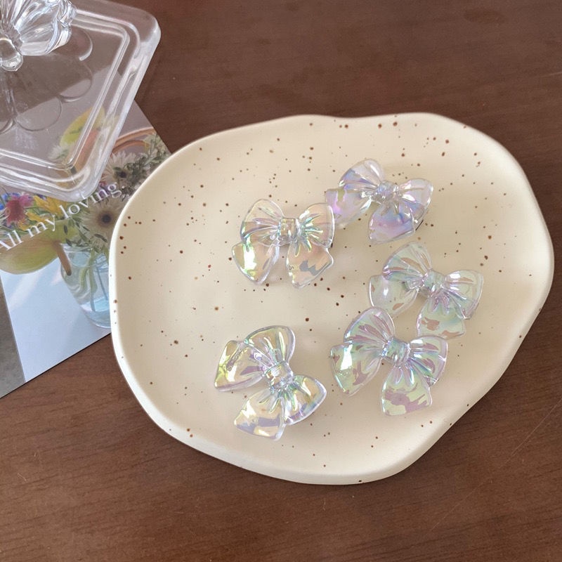 Kẹp Tóc Nơ Phong Cách Nhật Bản Hàn Quốc Ngọt Ngào Hàng Mới