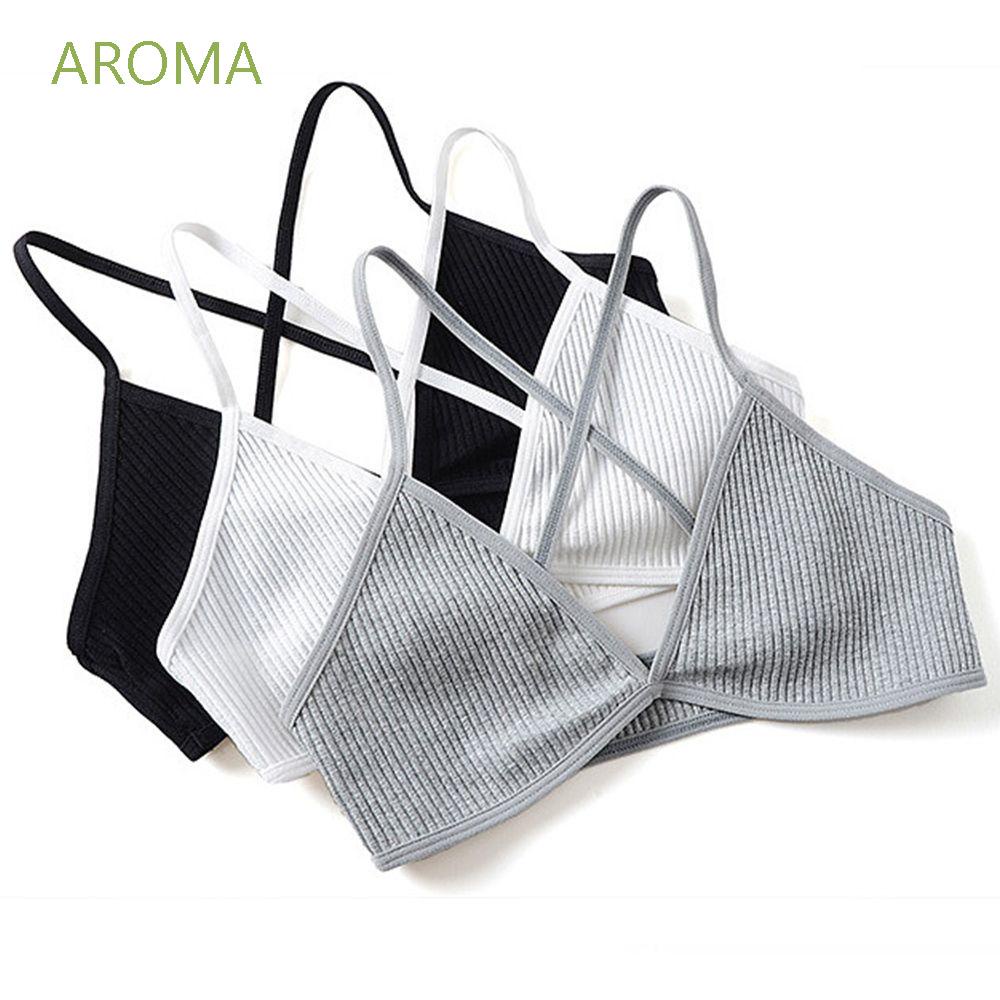 Áo ngực cotton siêu mỏng không gọng thoải mái nhiều màu sắc thời trang quyến rũ cho nữ
