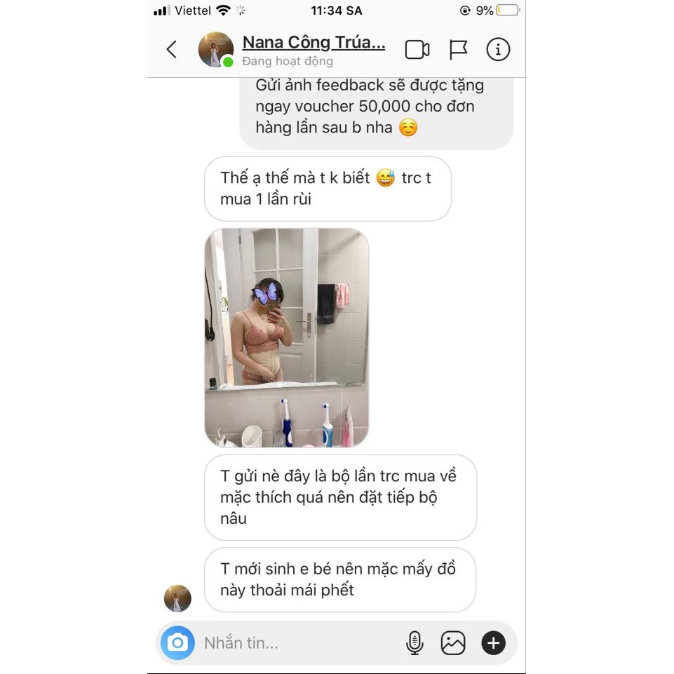 Set đồ lót Just Bra sự kết hợp giữa ren mềm mịn và cotton thoáng mát JBT12 | BigBuy360 - bigbuy360.vn