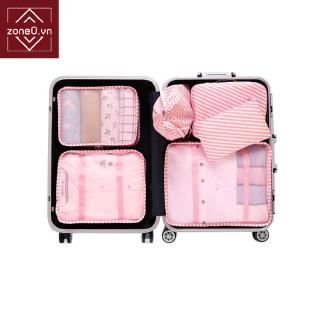 Set 6 túi đựng quần áo du lịch tiện dụng