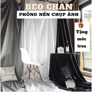Phông Nền Chụp Ảnh ĐEN, TRẮNG, XÁM trơn background chụp ảnh vải chụp Studio, Lookbook Livestream khổ lớn decor phụ kiện