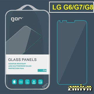 Fullbox] Bộ 2 kính cường lực GOR dành cho LG G6 / G7/ G8 trong suốt