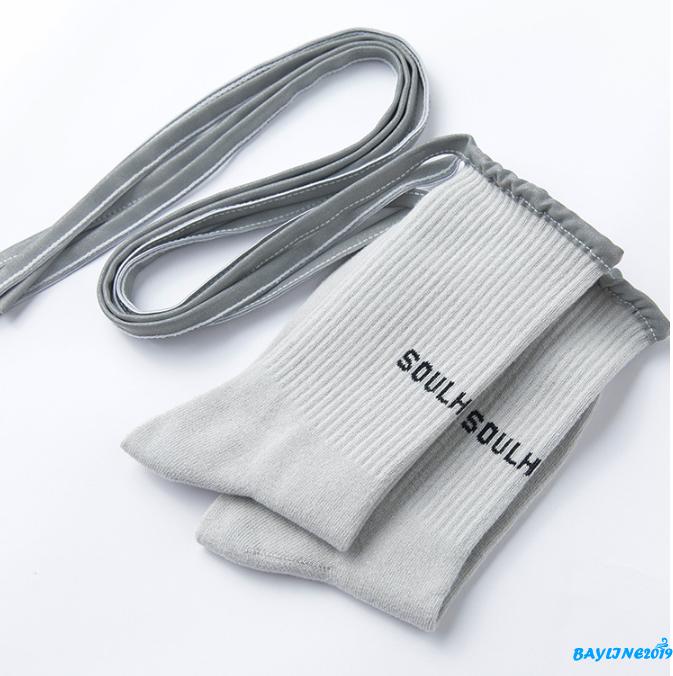 Tất Cotton Cổ Cao In Chữ Độc Đáo Thời Trang