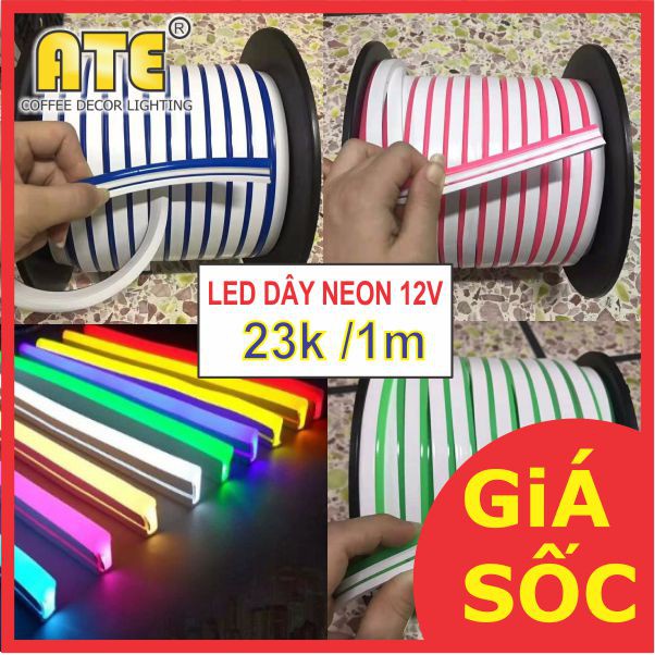 Đèn led dây neon 12v LTP -Led dây uốn chữ quảng cáo nhiều màu - kích ...