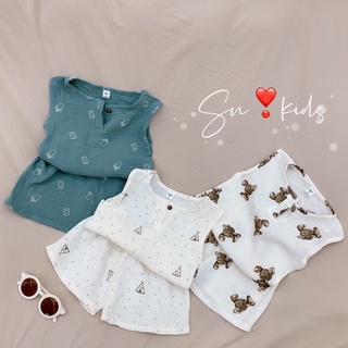 Xả Bộ xô ba lỗ cho bé trai
