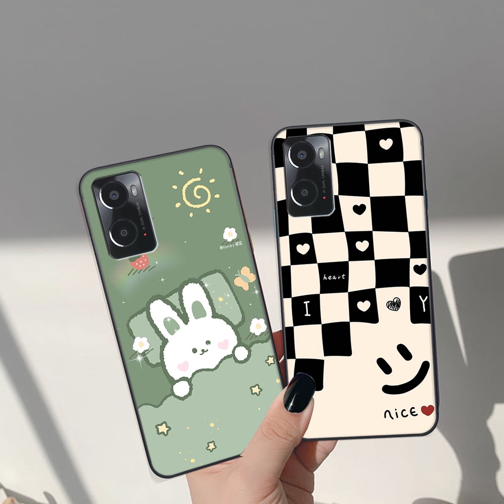 Ốp lưng Oppo A36 / A76 / A96 4G in hình Gấu nâu - hồng, Gấu Be@rick  cực CUTE, DỄ THƯƠNG