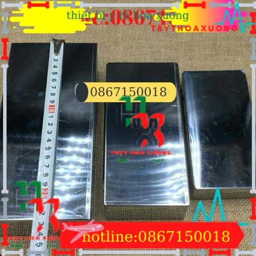 Hộp Inox Chữ Nhật Đựng Dụng Cụ Y Tế, Spa Làm Đẹp Các Cỡ