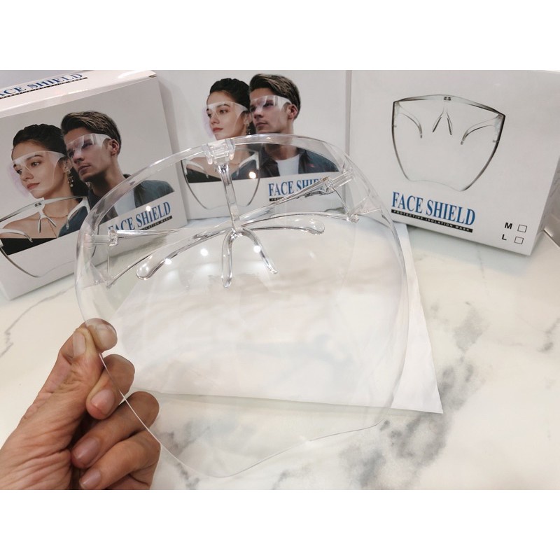 Mắt Kính Bảo Hộ FACE SHIELD MASK Chống Giọt Bắn - Chống Bụi Che Hết Khuôn Mặt Bảo Vệ Mắt Toàn Diện Tròng Trong Suốt