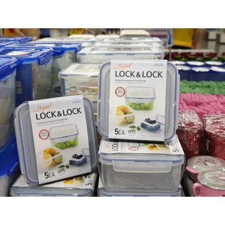 Bộ 5 hộp bảo quản thực phẩm Lock&Lock Classic 5P HPL980CLQ5