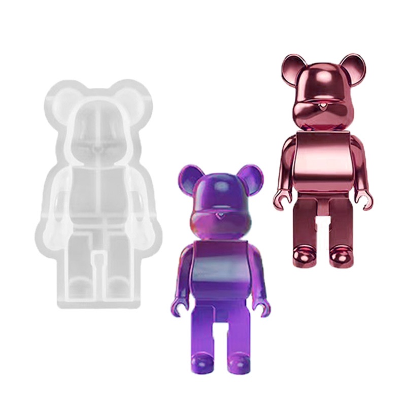 Khuôn Silicone Làm Thạch Cao Hình Gấu Hoạt Hình Đáng Yêu